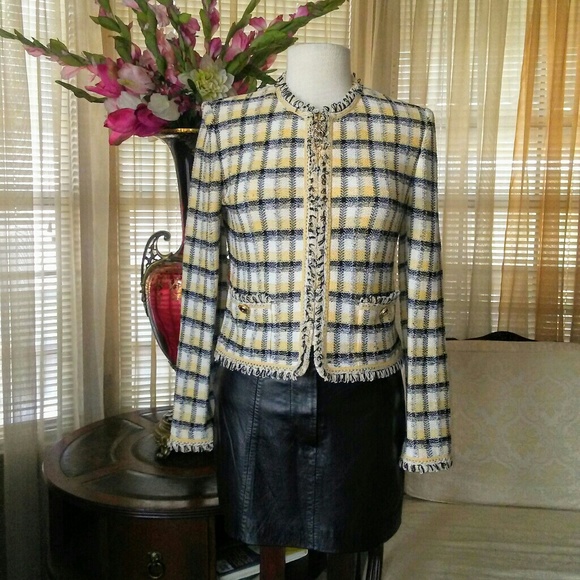 St. John Jackets & Blazers - St. John tweed zip up jacket